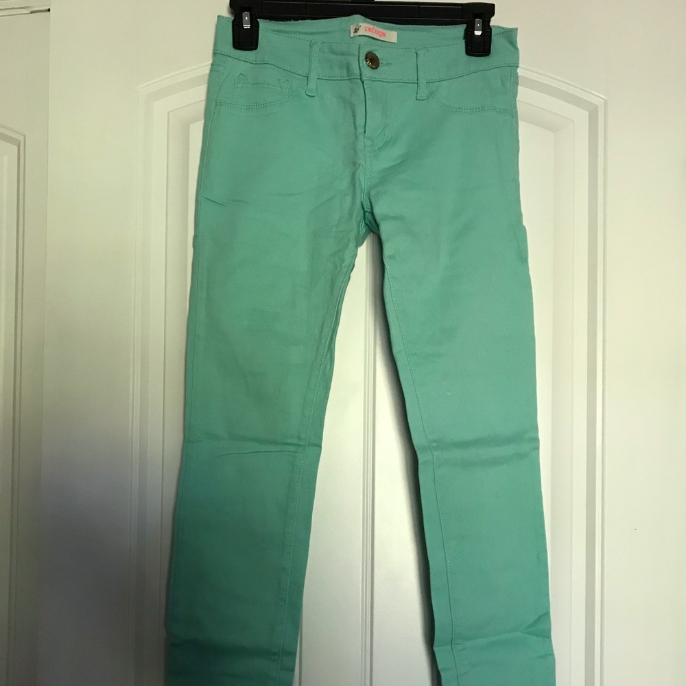 Mint Green Skinny Jeans